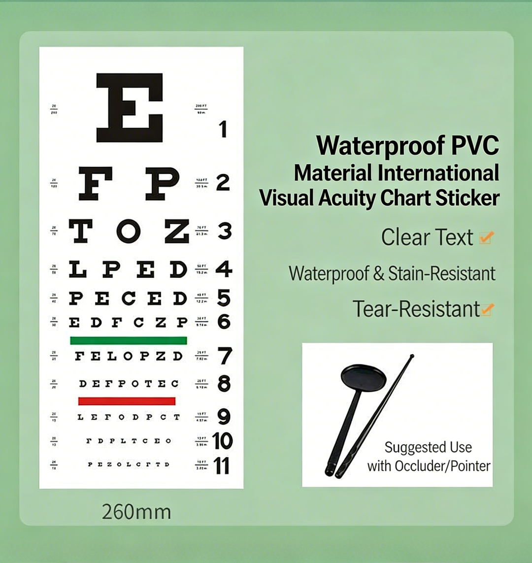 Snellen standard vision card – Amigo optical