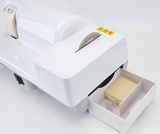 Cut lens machine with polisher