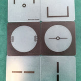 32 optometry demonstration cards