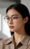 Retro titanium frame 38072